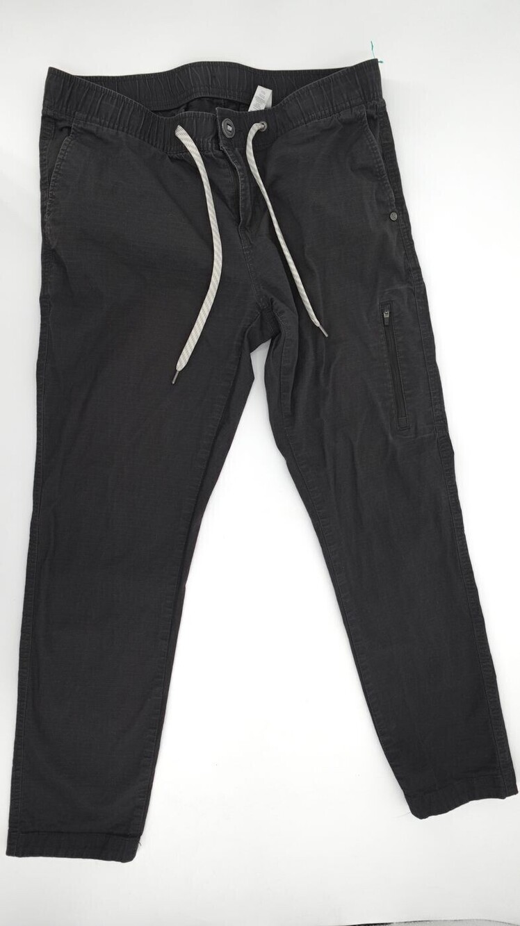 Vuori Jogger Pants Womens Medium Gray Ripstop Canvas Charcoal Athletic